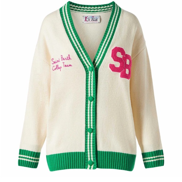 MC2 St. Barth College Team Cardigan Sweater - Picture 6 of 10